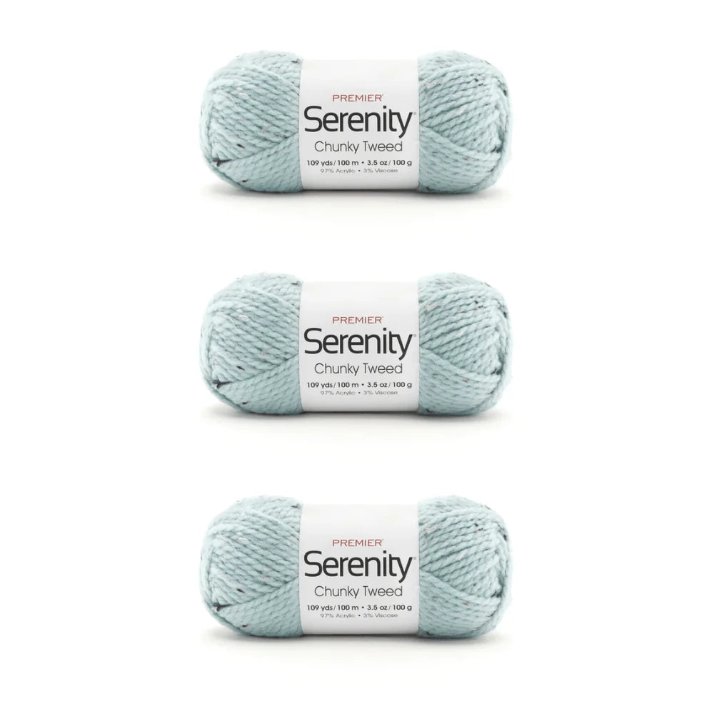 Serenity® Chunky Tweeds Bag of 3