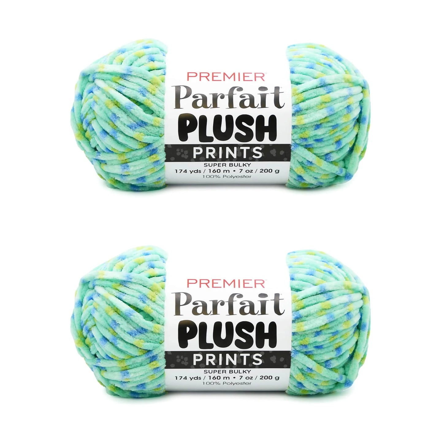 Parfait® Plush Prints Bag of 2