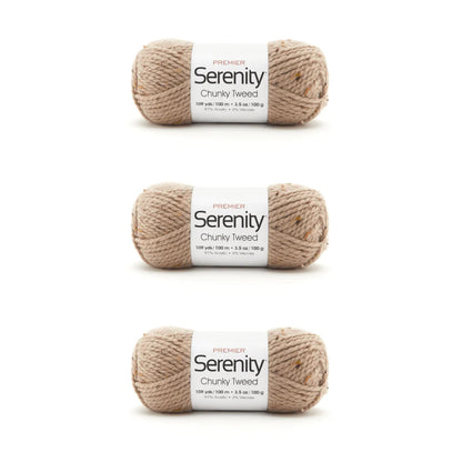 Serenity® Chunky Tweeds Bag of 3