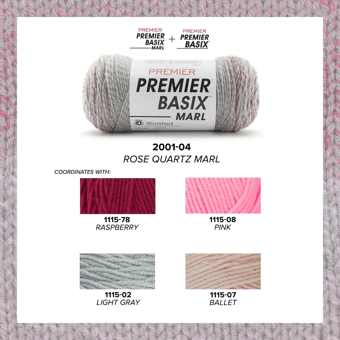 Basix® Worsted Tweed and Marls