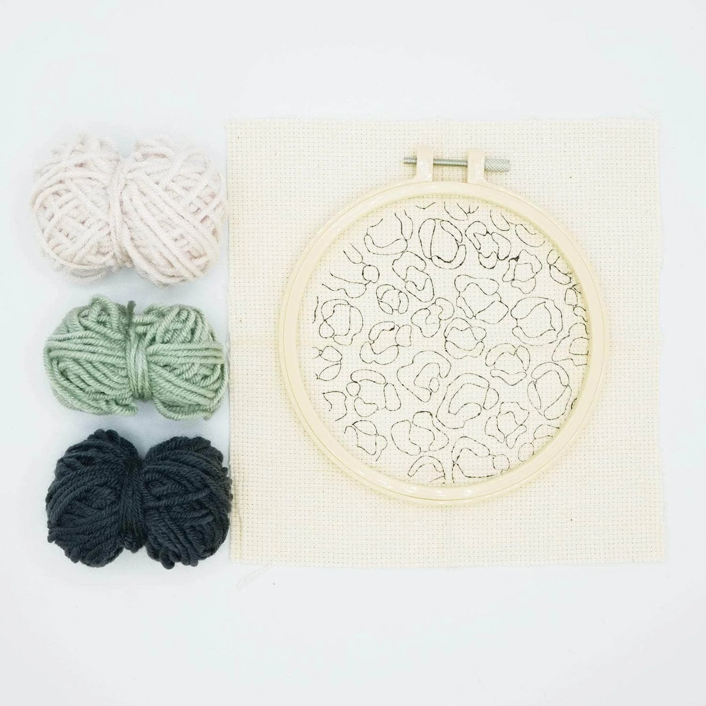 Punch Needle Kit 6" Hoop Designs