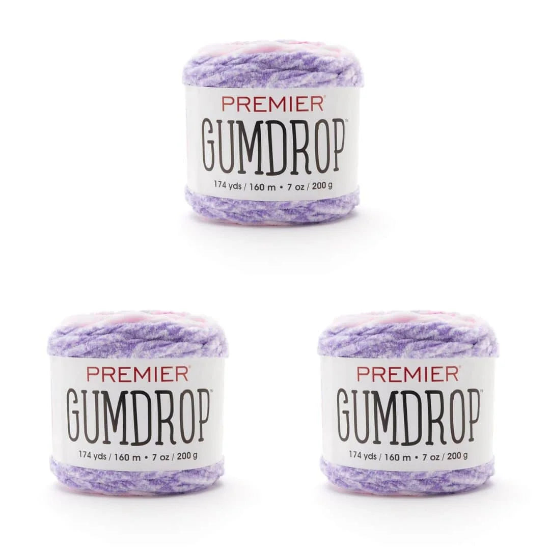 Gumdrop™ Chenille Bag of 3
