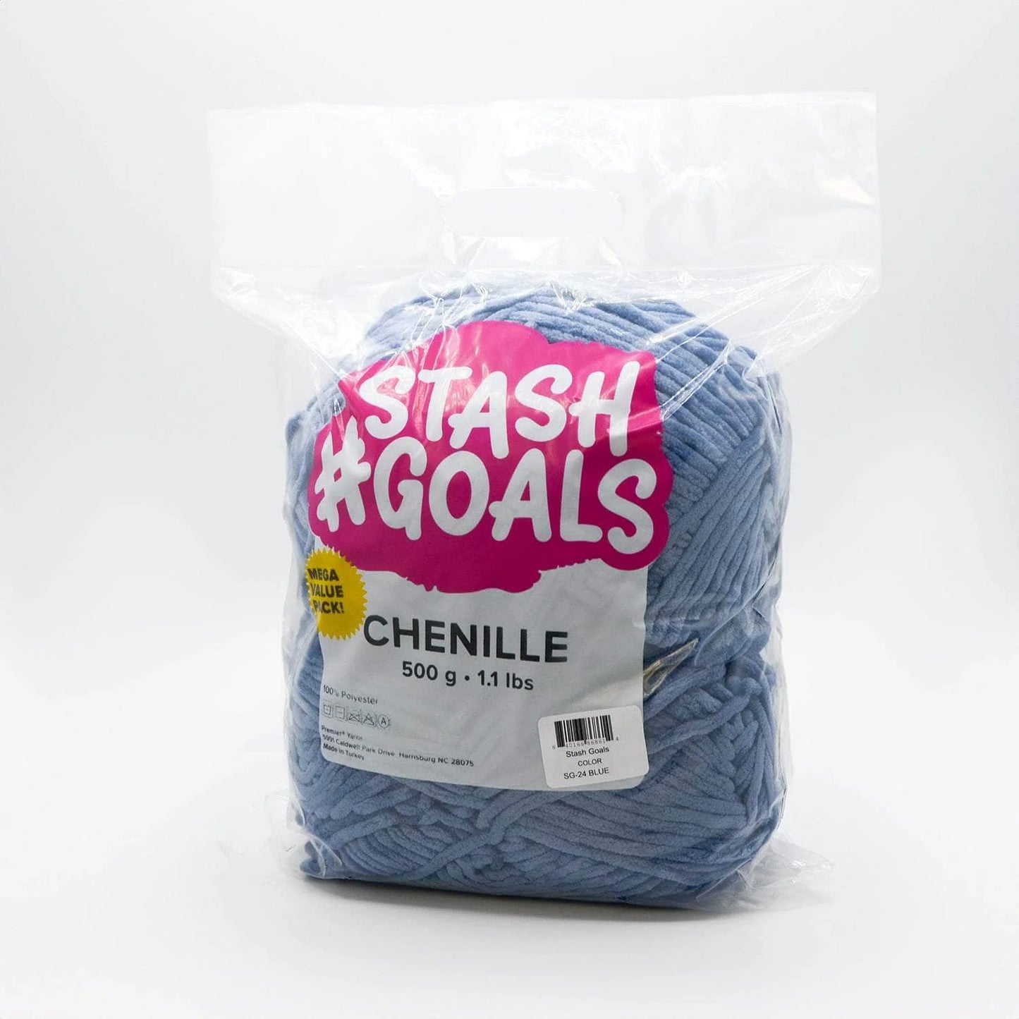 Stash Goals 17.6oz/500g Chenille Bag