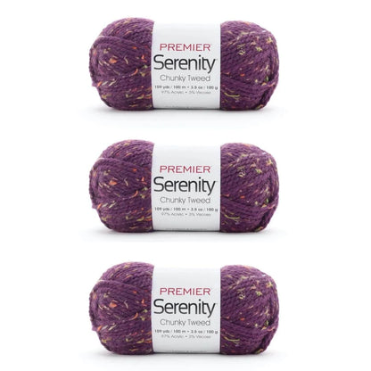 Serenity® Chunky Tweeds Bag of 3