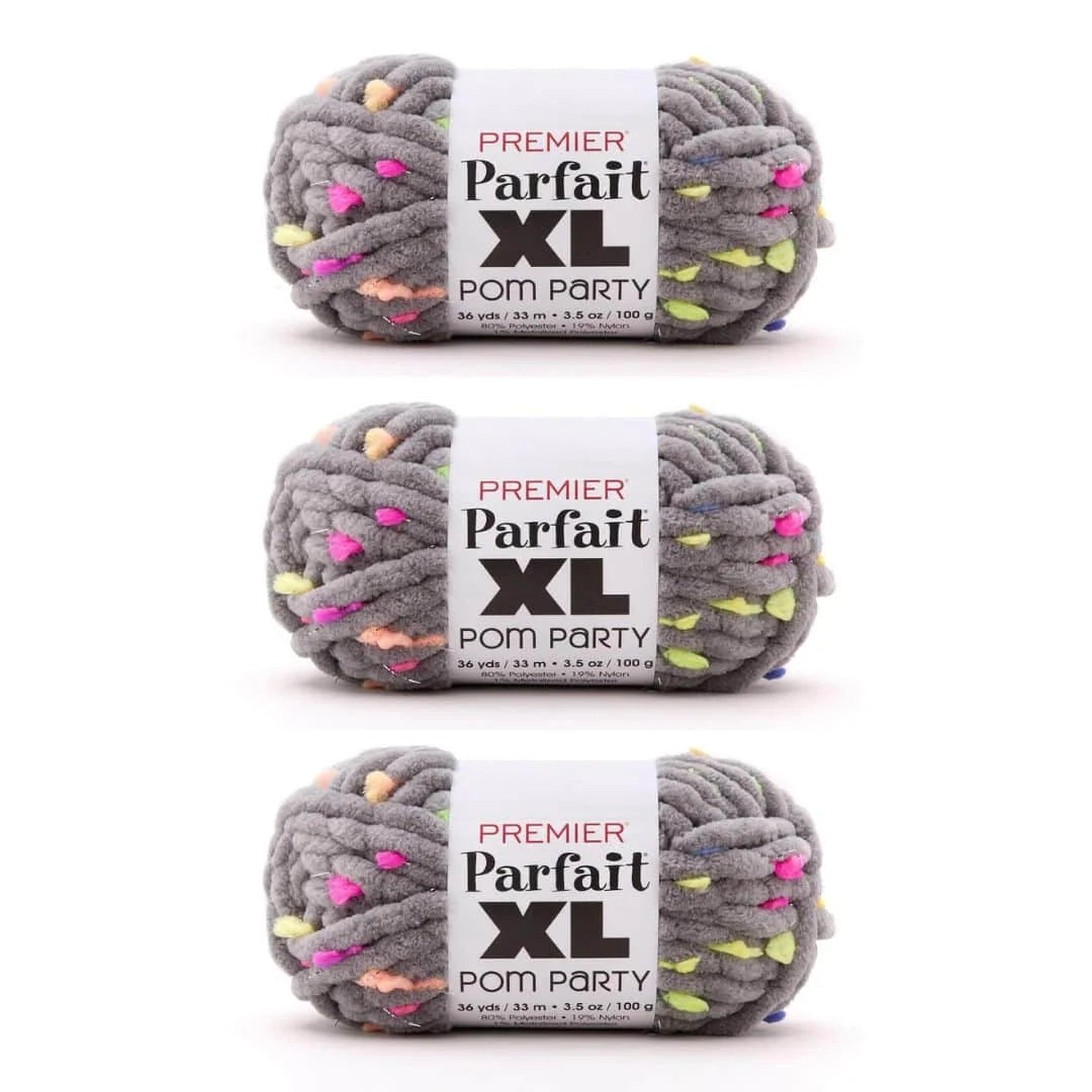 Parfait® XL Pom Party Bag of 3