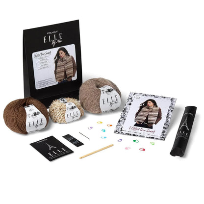 ELLE by Me L'Effet Trio Scarf Crochet Kit