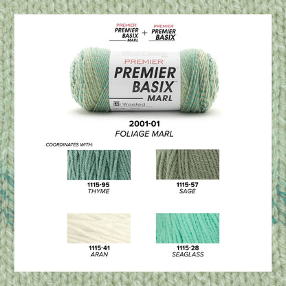 Basix® Worsted Tweed and Marls
