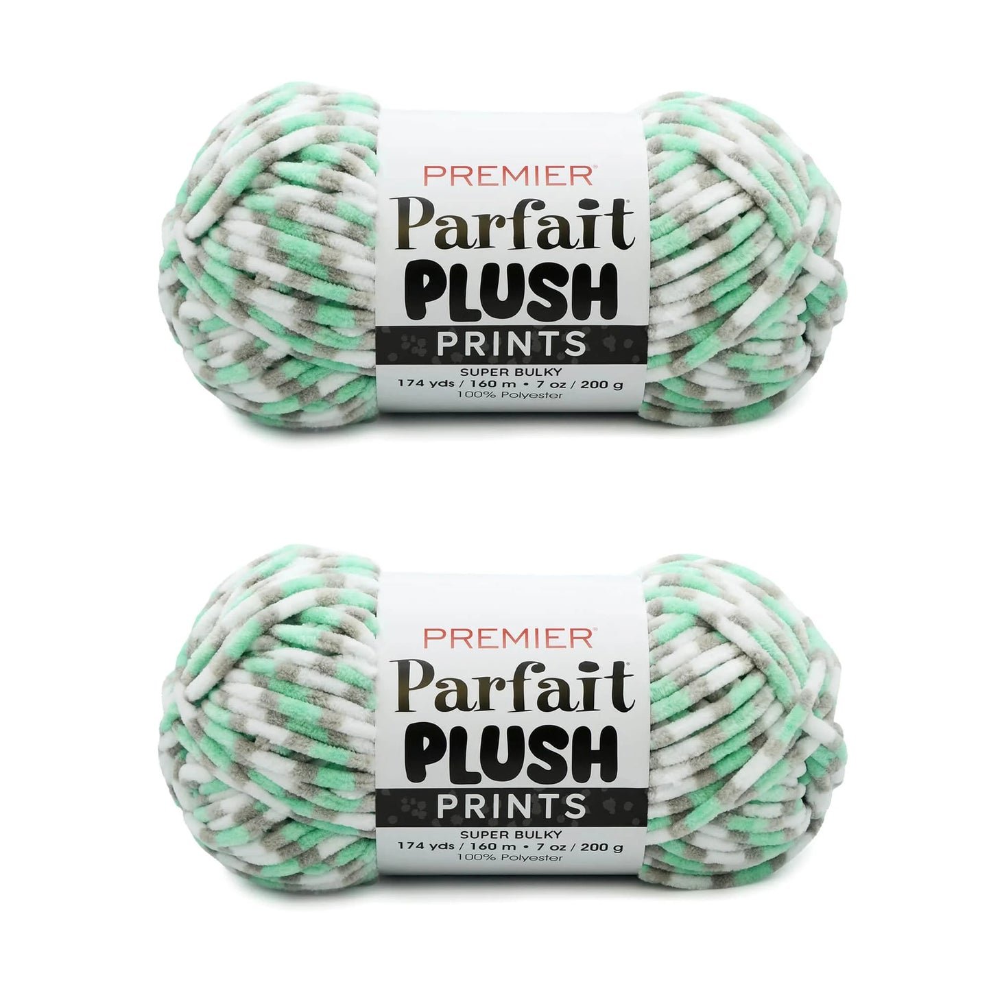 Parfait® Plush Prints Bag of 2