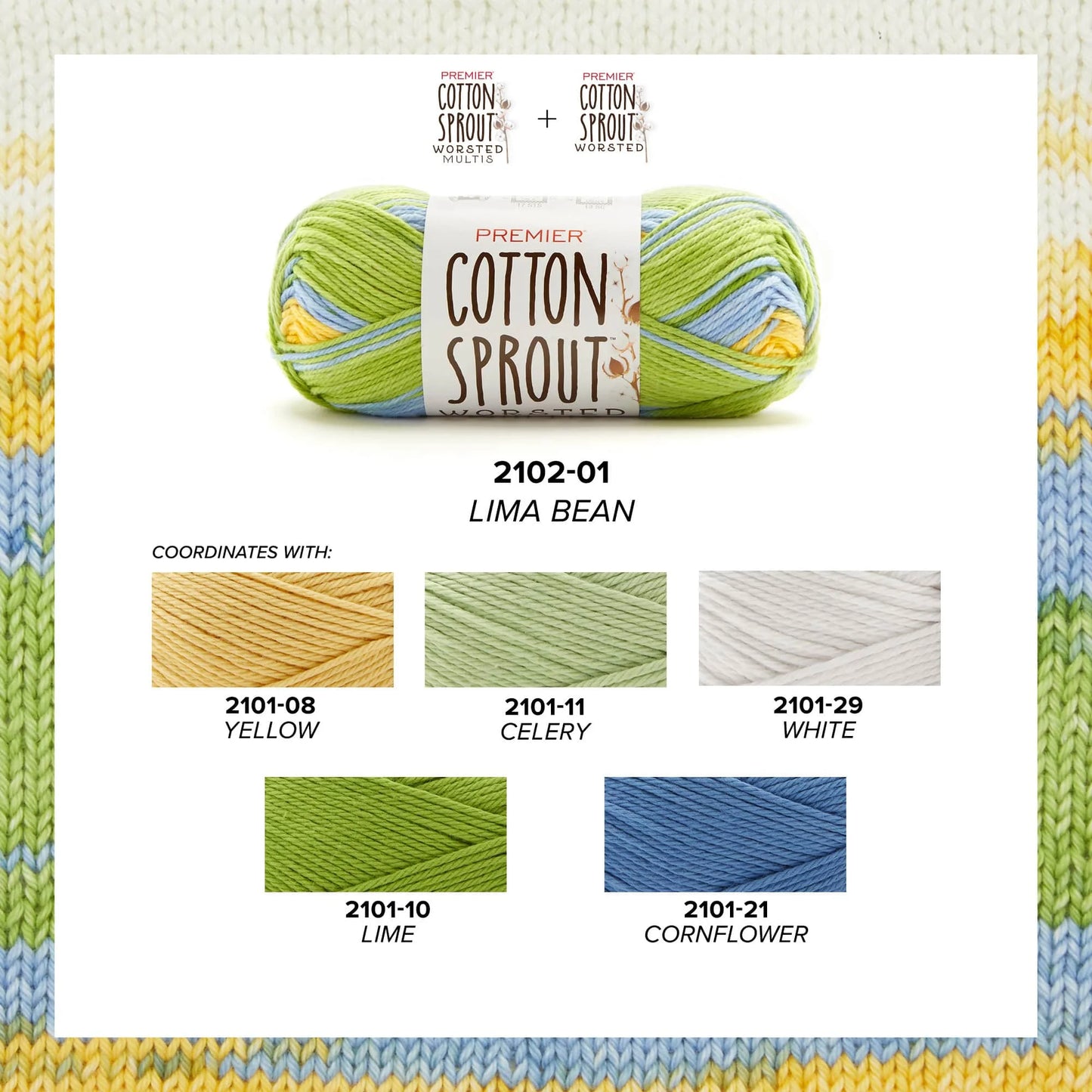 Cotton Sprout® Worsted Solid and Multis