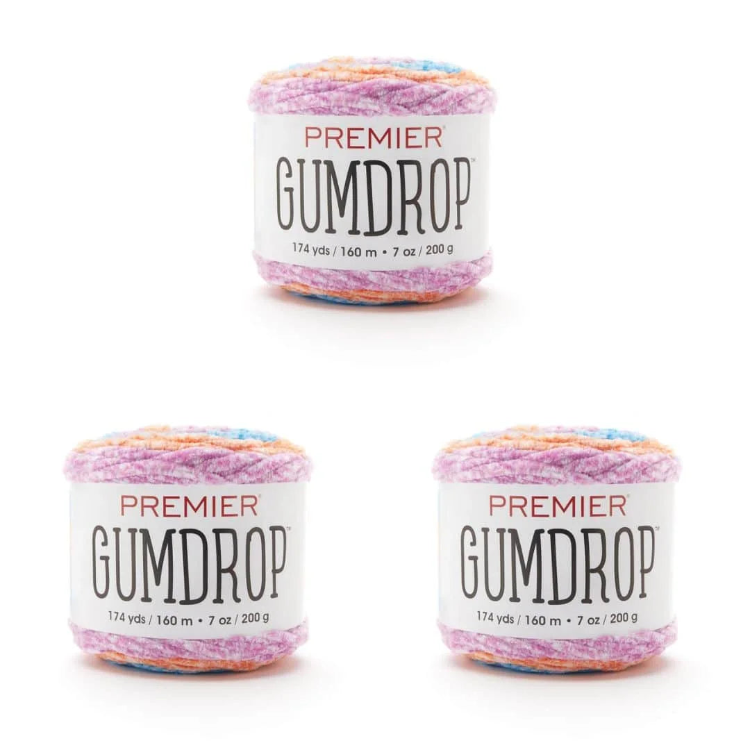 Gumdrop™ Chenille Bag of 3