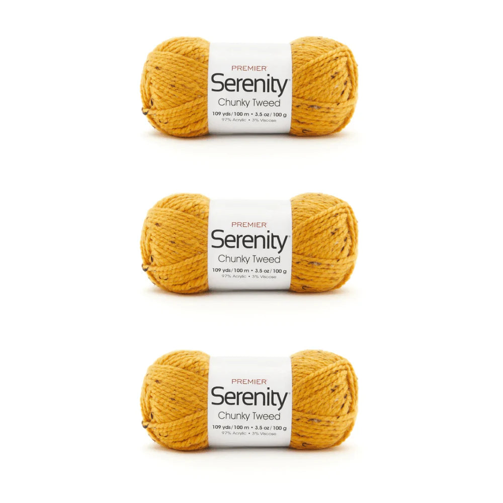 Serenity® Chunky Tweeds Bag of 3
