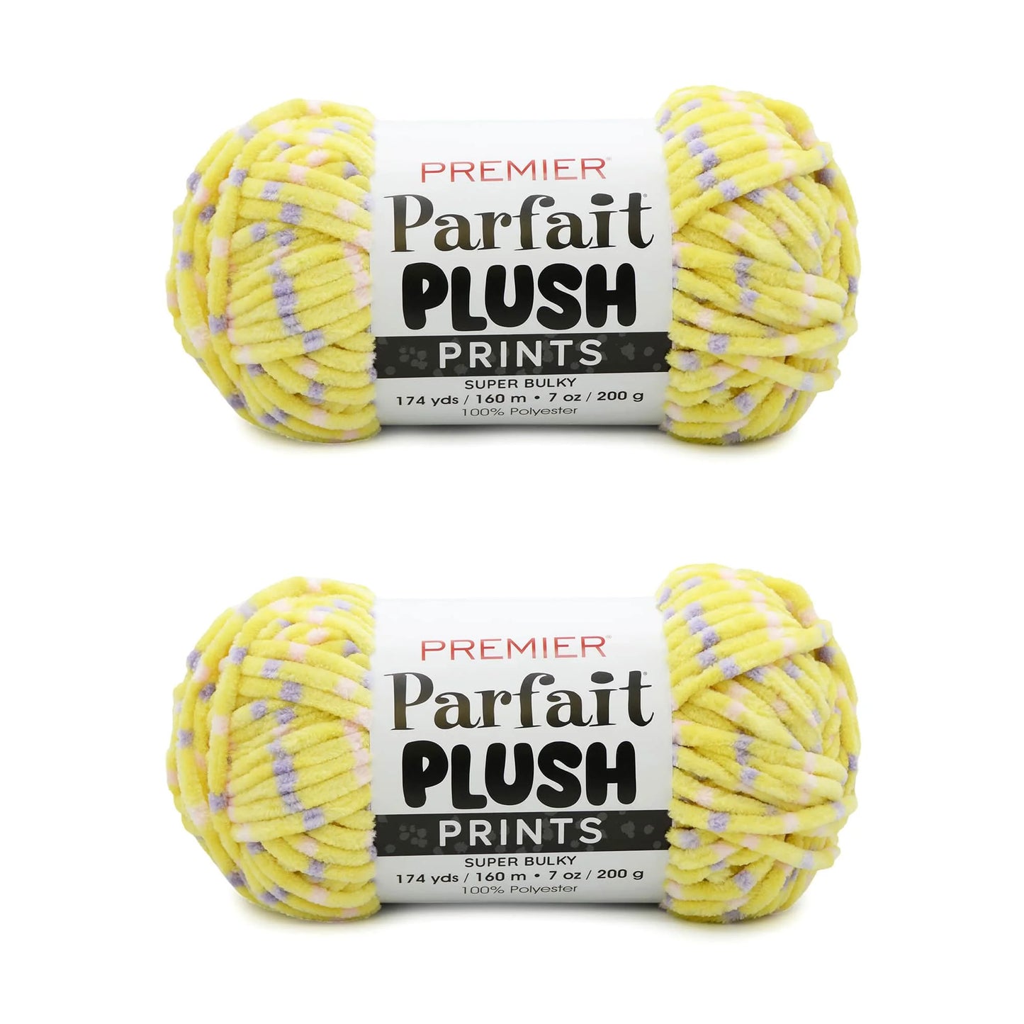 Parfait® Plush Prints Bag of 2