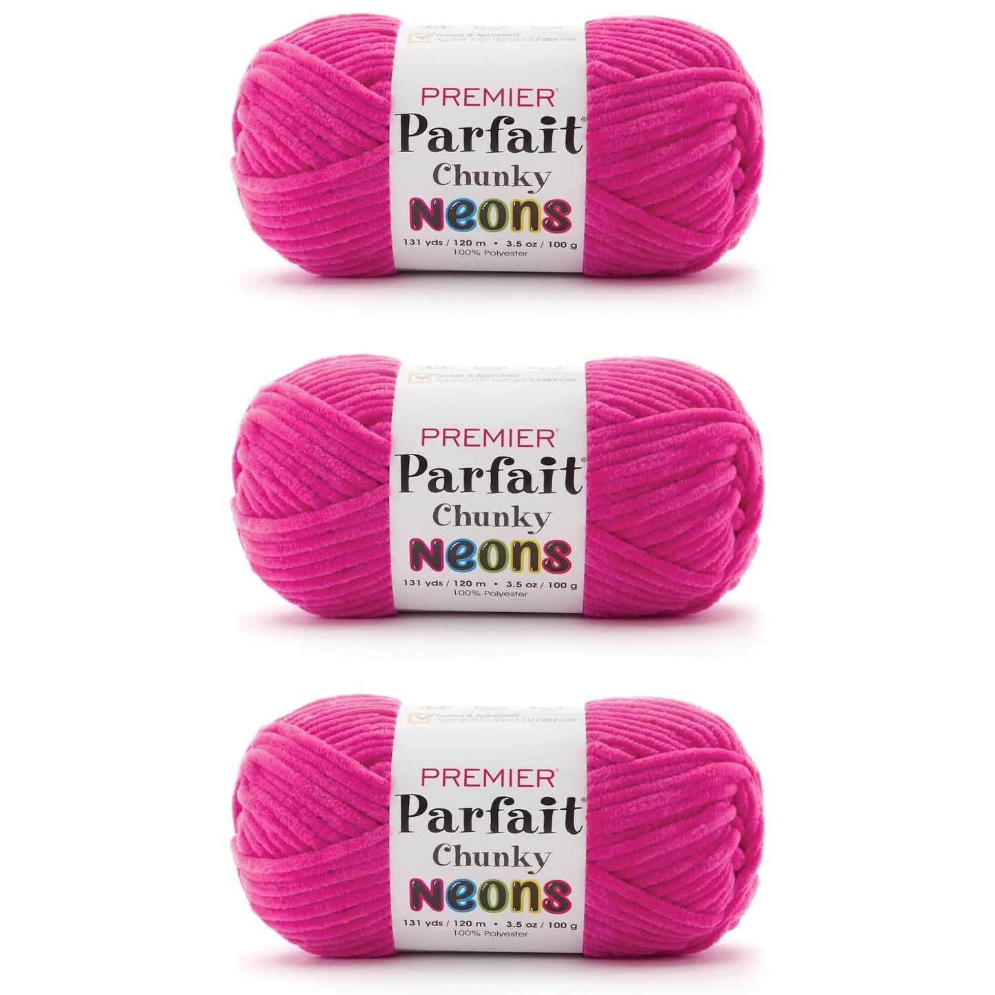 Parfait® Chunky Neons Bag of 3