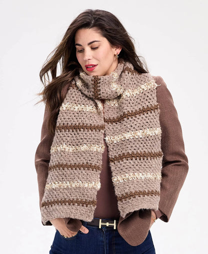 ELLE by Me L'Effet Trio Scarf Crochet Kit