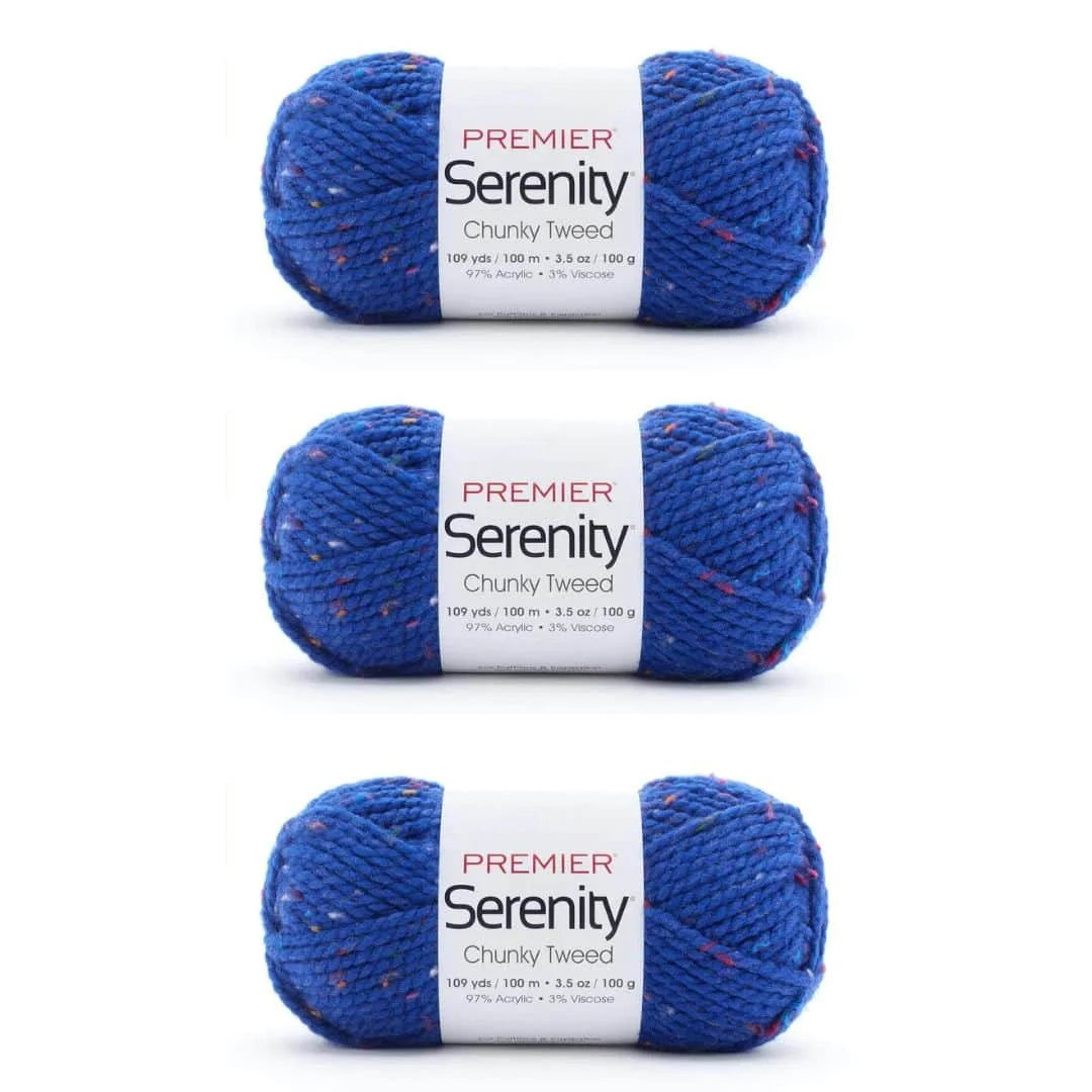 Serenity® Chunky Tweeds Bag of 3