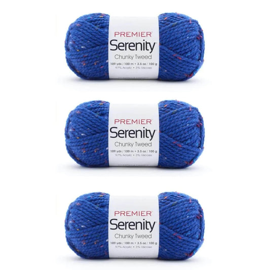 Serenity® Chunky Tweeds Bag of 3