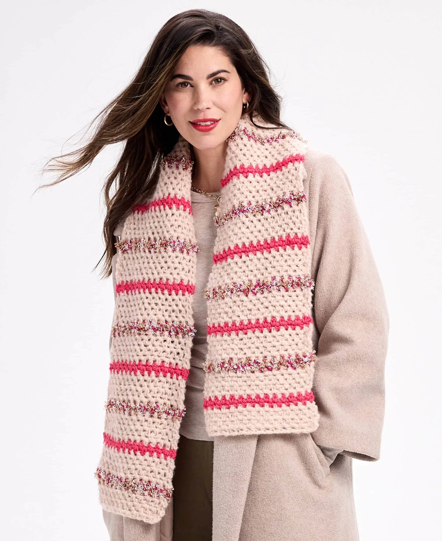ELLE by Me L'Effet Trio Scarf Crochet Kit