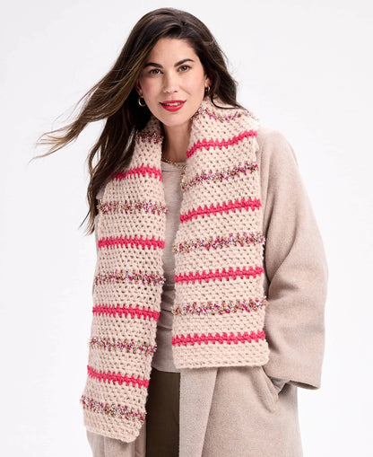 ELLE by Me L'Effet Trio Scarf Crochet Kit