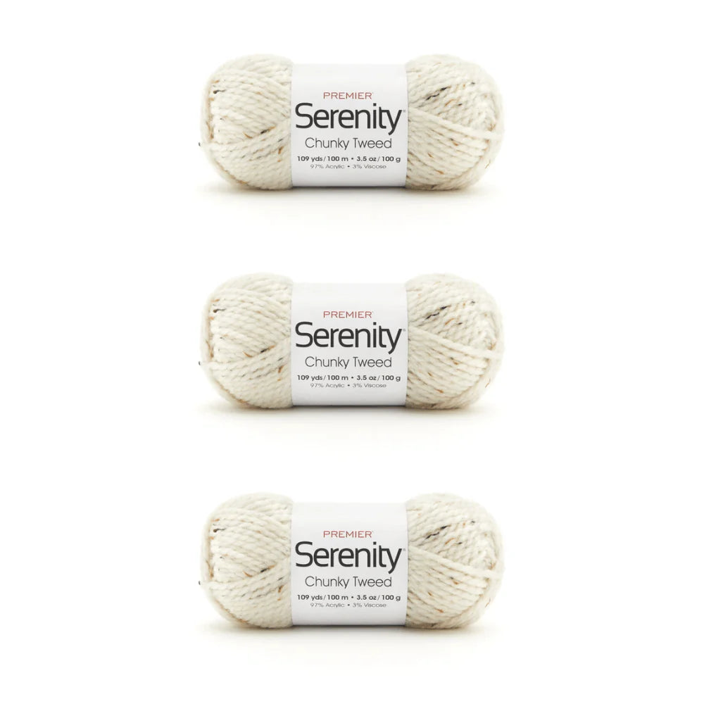 Serenity® Chunky Tweeds Bag of 3