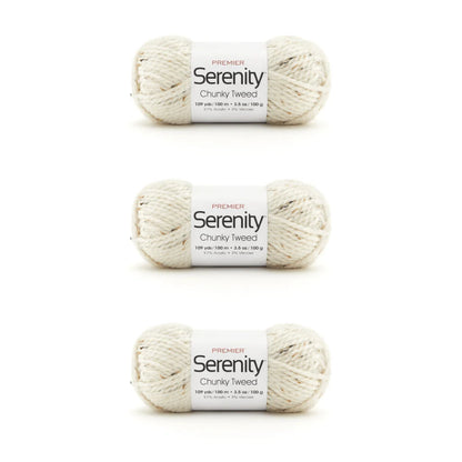 Serenity® Chunky Tweeds Bag of 3