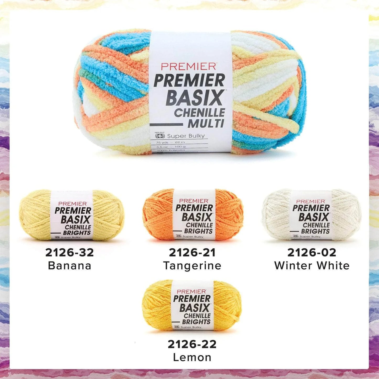 Basix® Chenille Brights and Multis