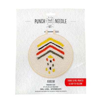 Punch Needle Kit 6" Hoop Designs