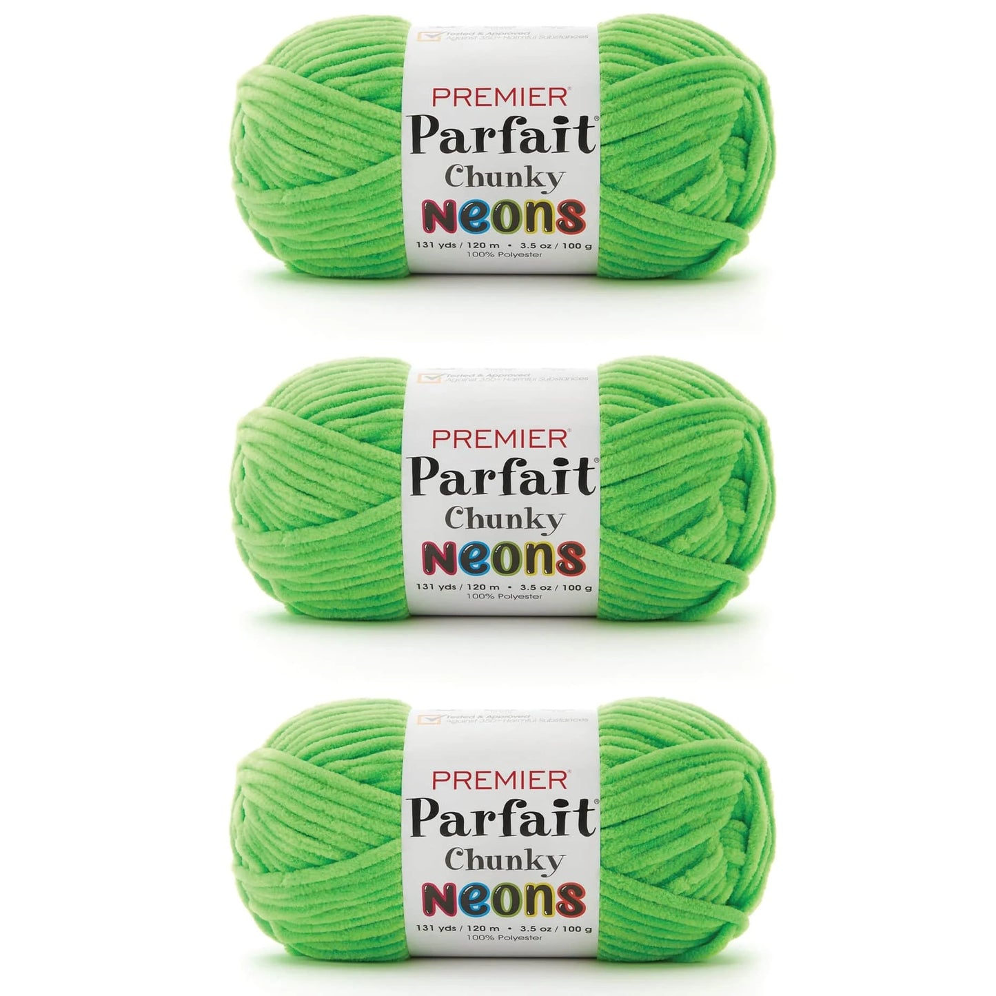 Parfait® Chunky Neons Bag of 3