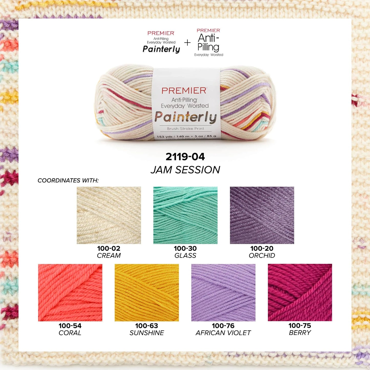 Anti-Pilling Everyday® Worsted Painterly