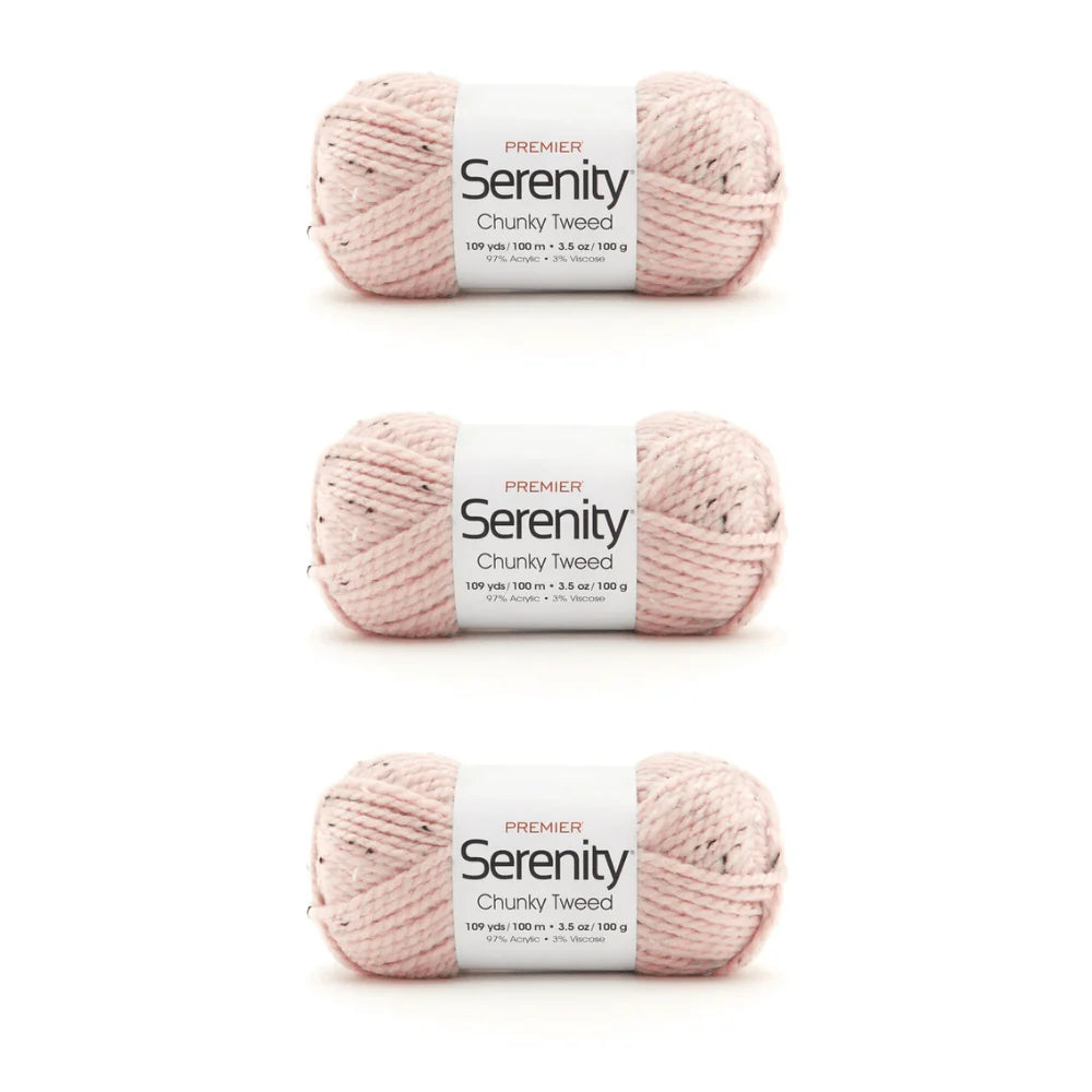 Serenity® Chunky Tweeds Bag of 3