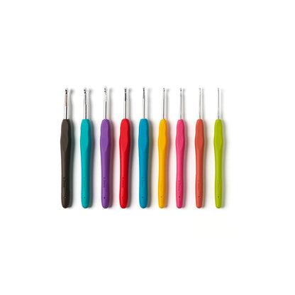Soft-handle Crochet Hooks Kit - 9 Sizes