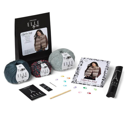 ELLE by Me L'Effet Trio Scarf Crochet Kit