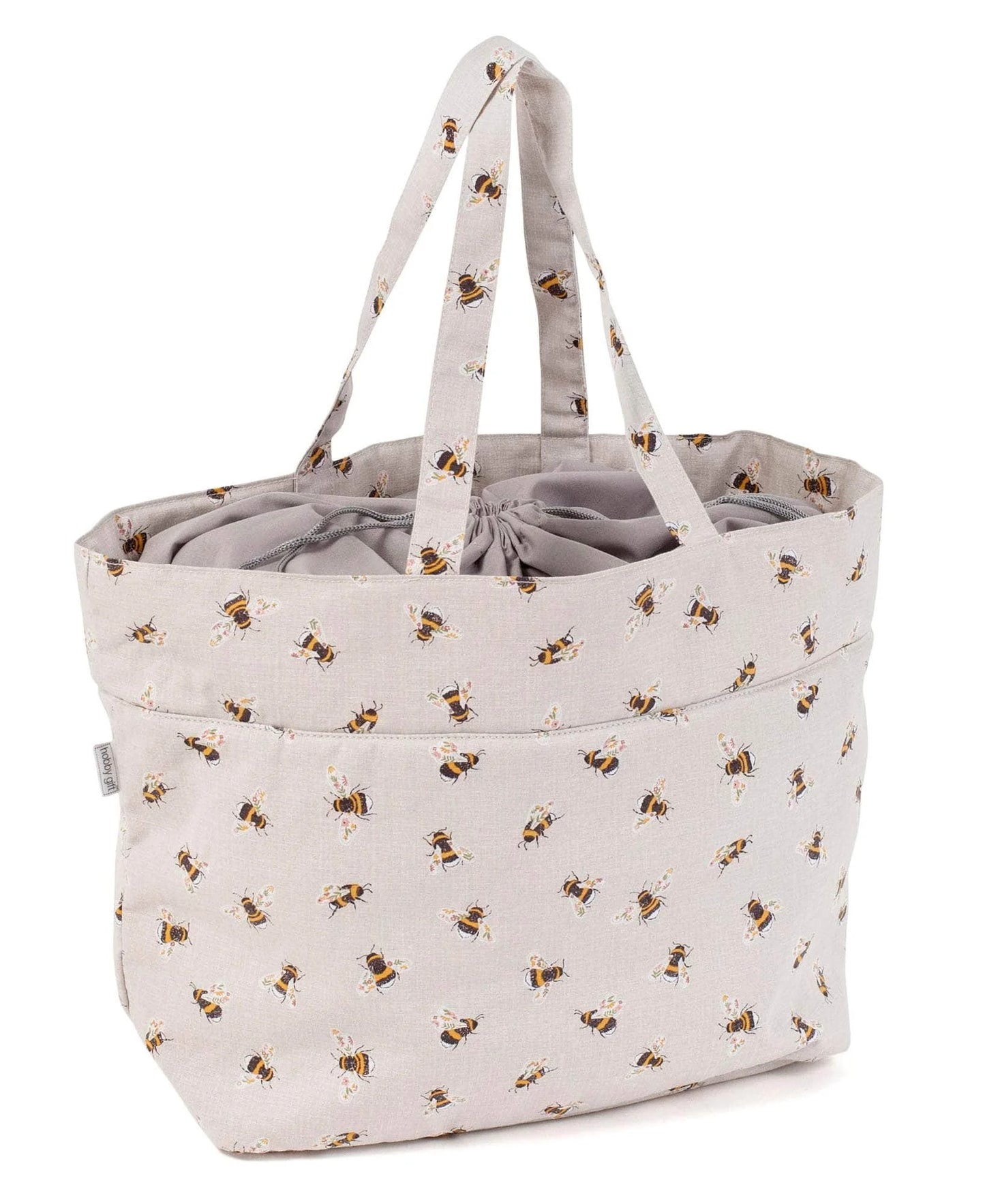 Bee Drawstring Craft Tote