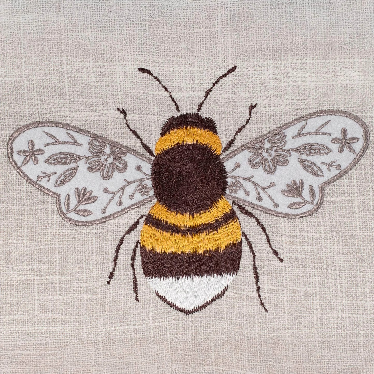 Embroidered Bee Sewing Box