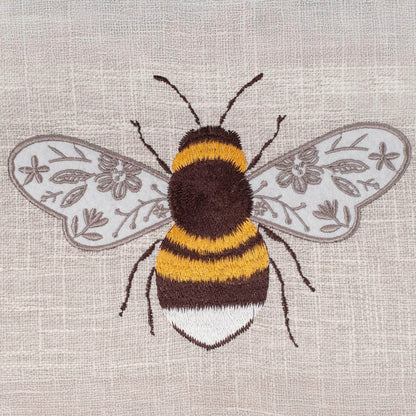 Embroidered Bee Sewing Box
