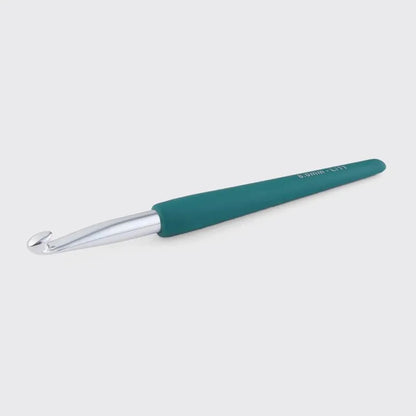 Waves Single Ended Aluminum Crochet Hooks - Color Coded