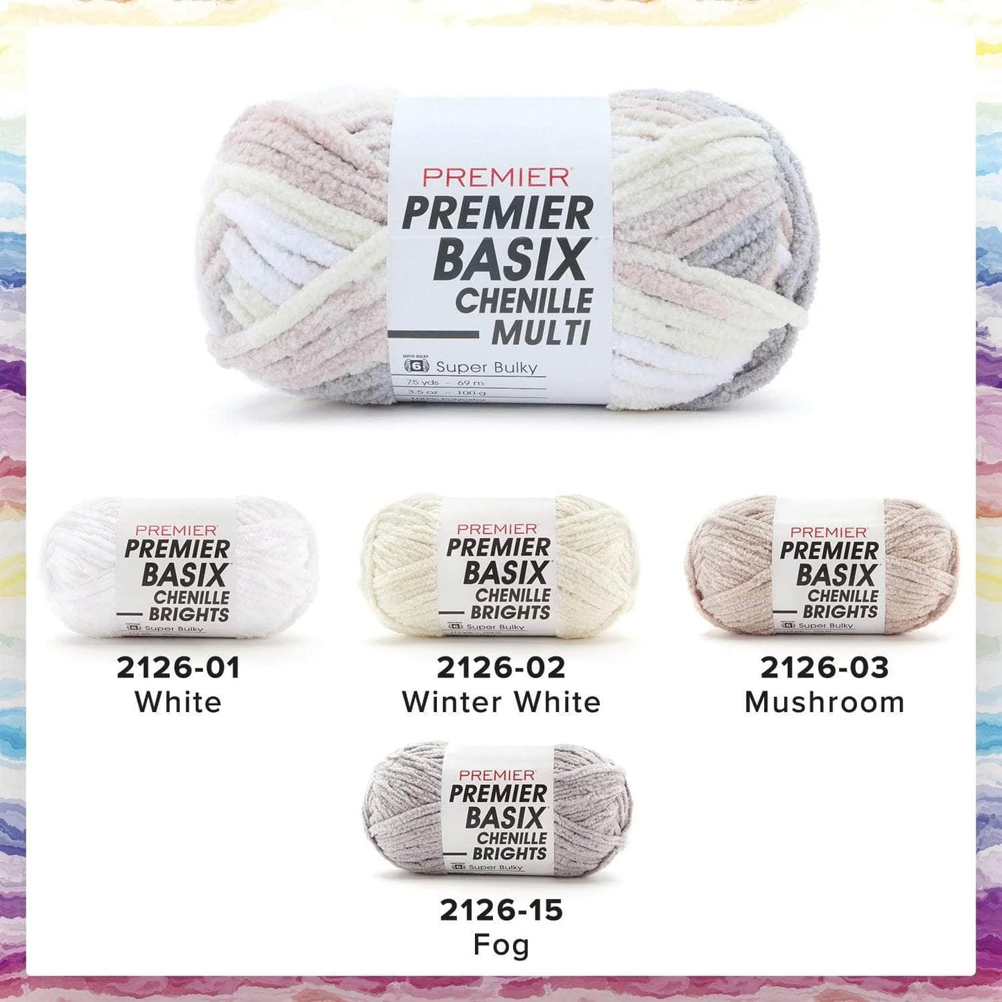 Basix® Chenille Brights and Multis