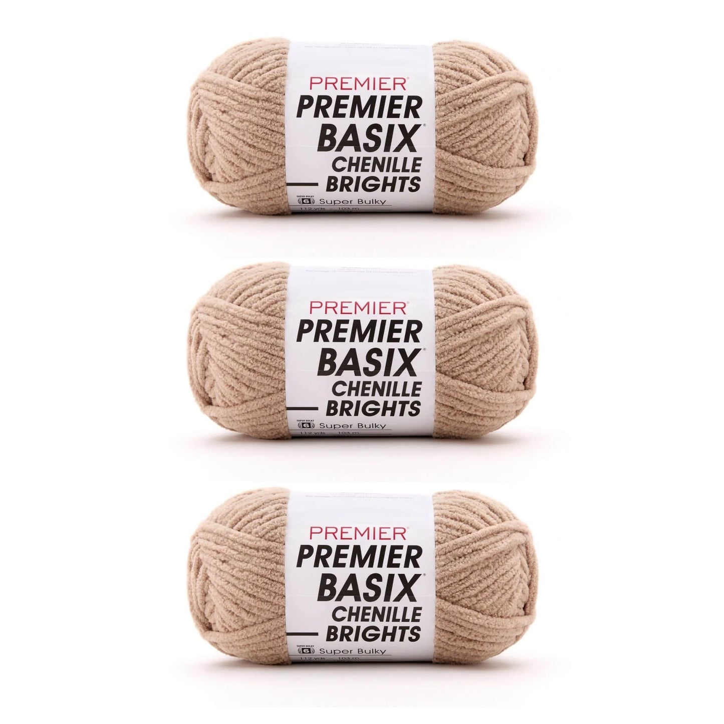 Basix® Chenille Bag of 3