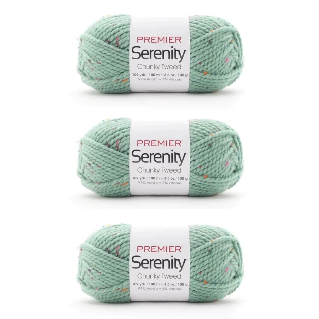 Serenity® Chunky Tweeds Bag of 3
