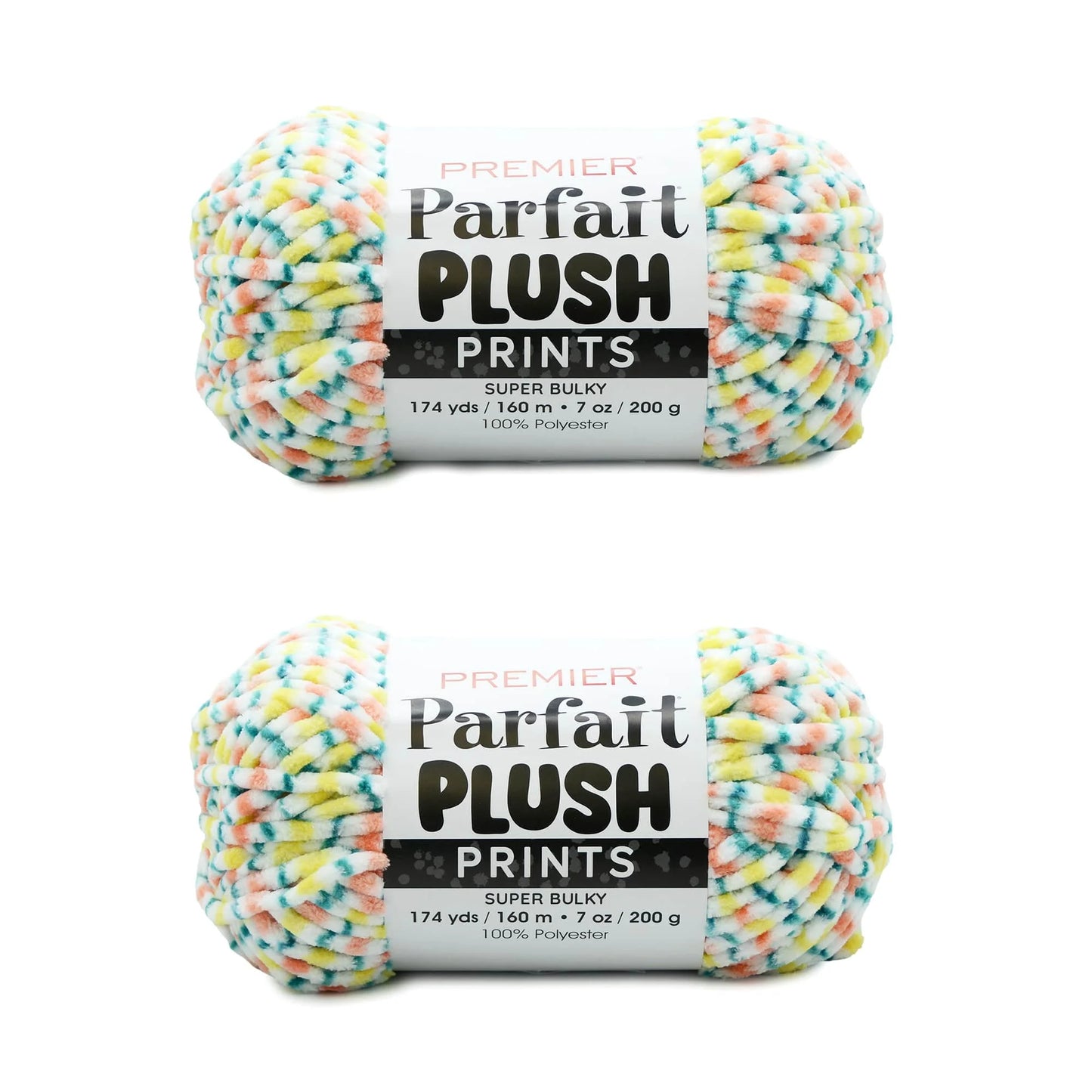Parfait® Plush Prints Bag of 2