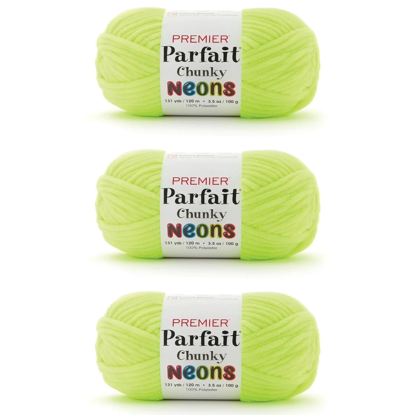 Parfait® Chunky Neons Bag of 3