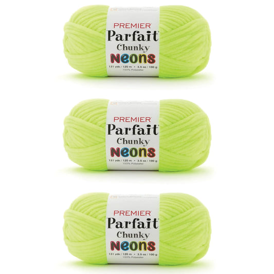 Parfait® Chunky Neons Bag of 3