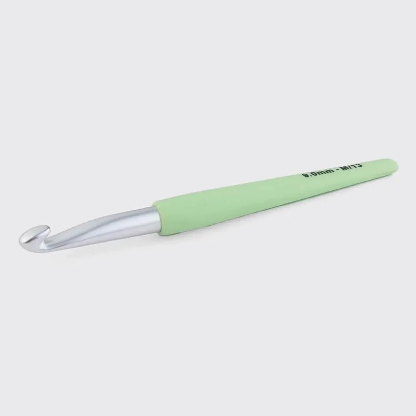 Waves Single Ended Aluminum Crochet Hooks - Color Coded
