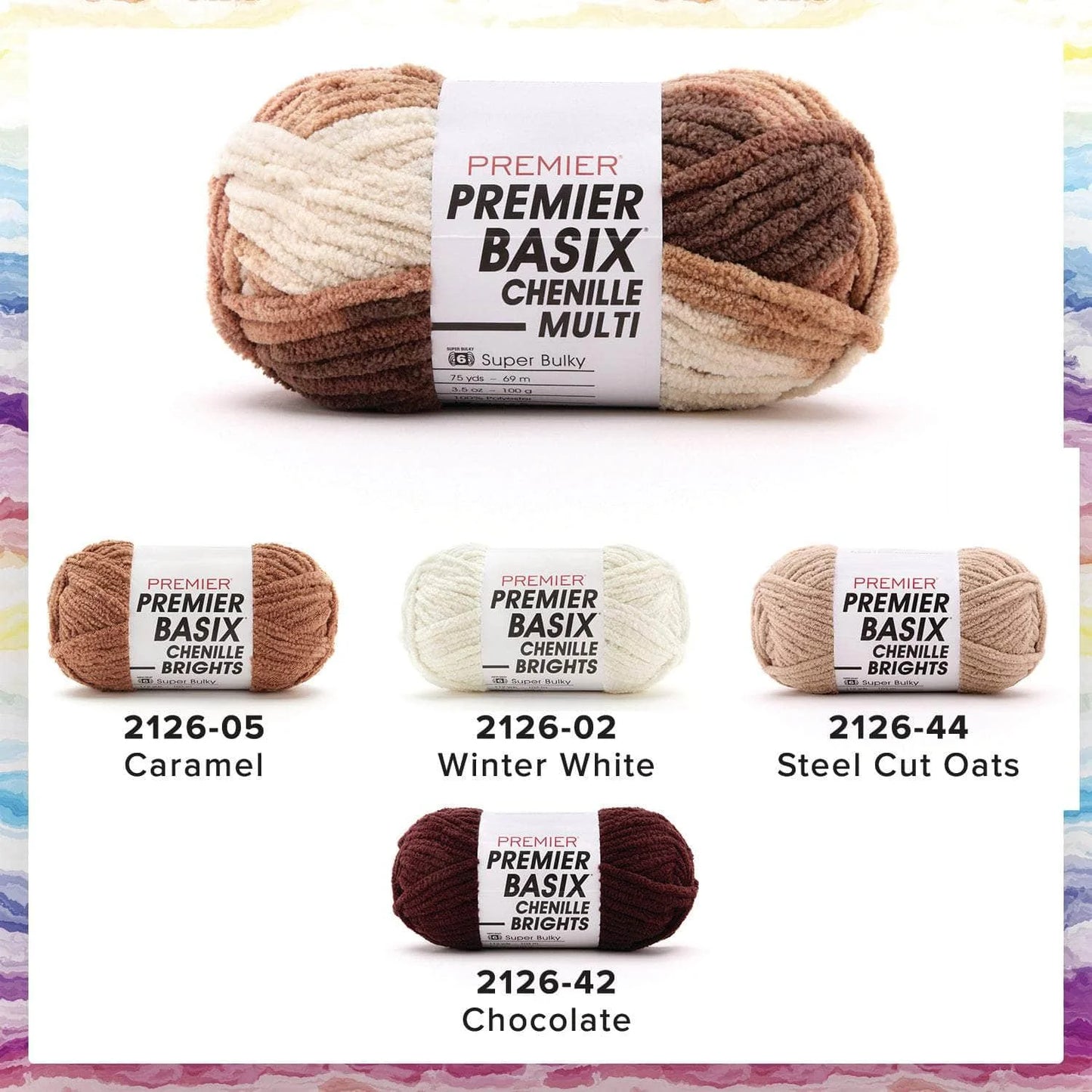 Basix® Chenille Brights and Multis