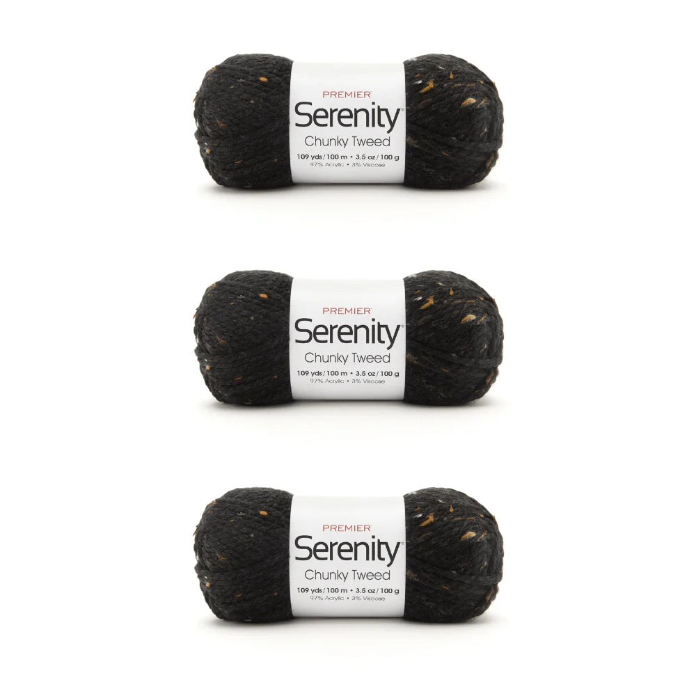 Serenity® Chunky Tweeds Bag of 3