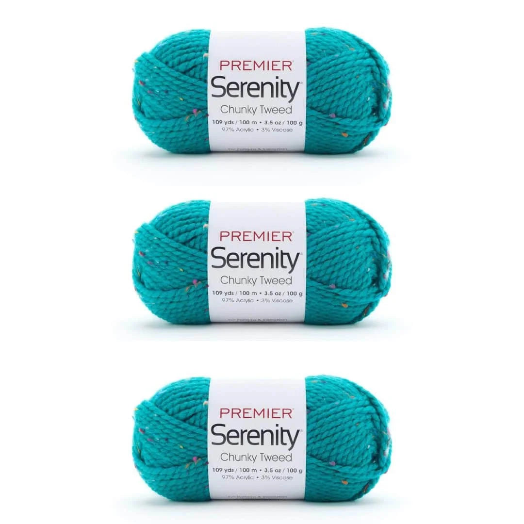Serenity® Chunky Tweeds Bag of 3