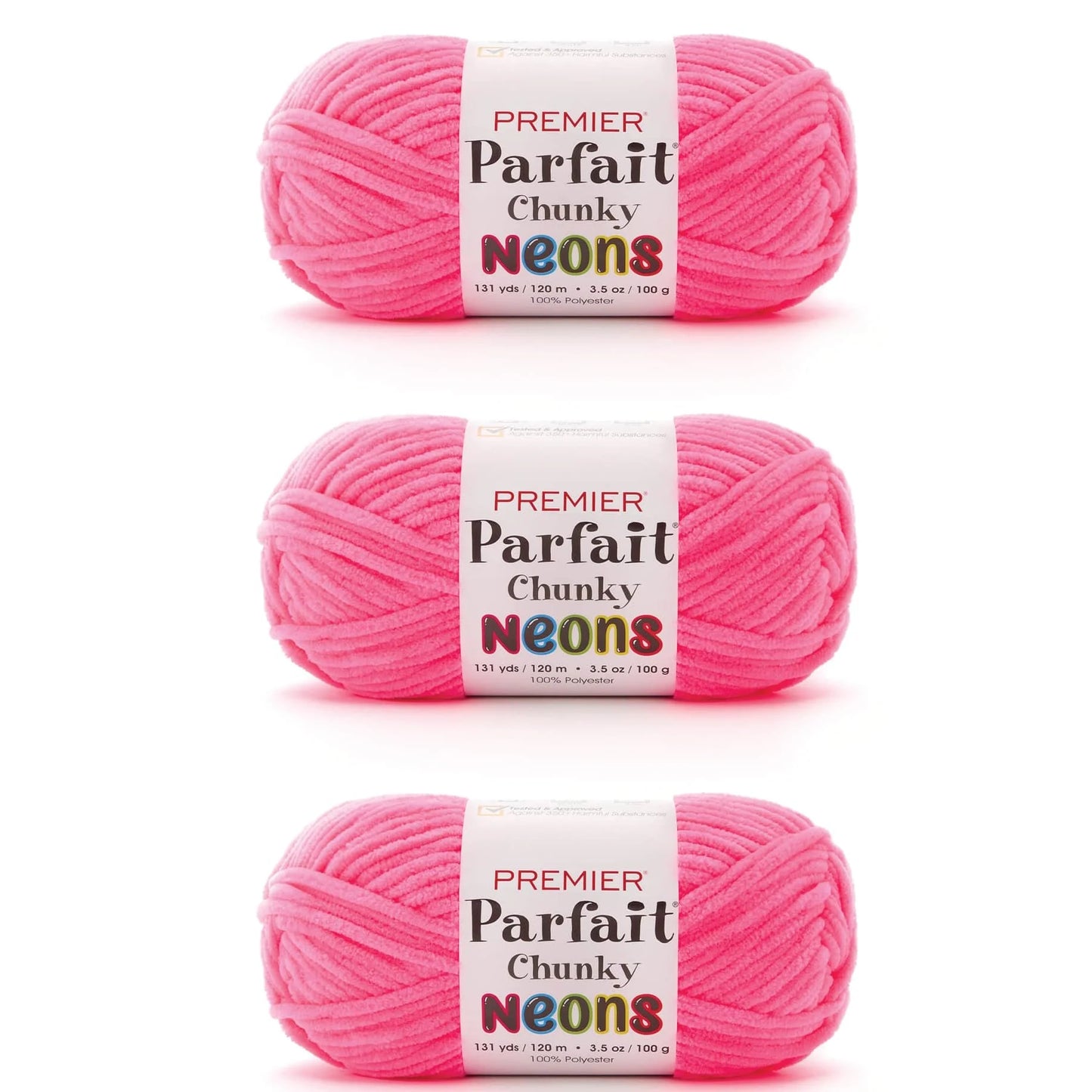 Parfait® Chunky Neons Bag of 3